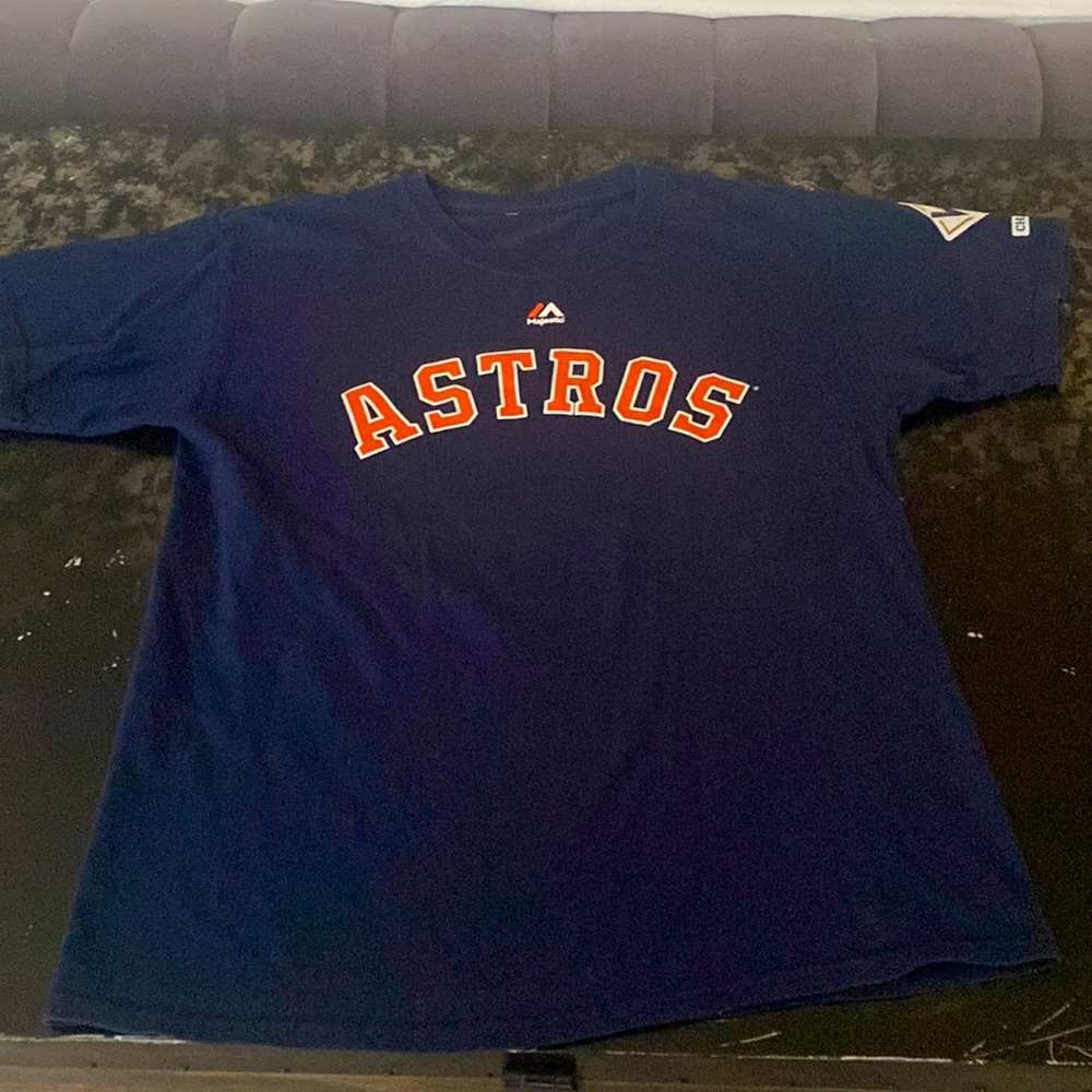 2017 Astros World Series champion t- shirt. Springer #4.  Boy’s size M to L.